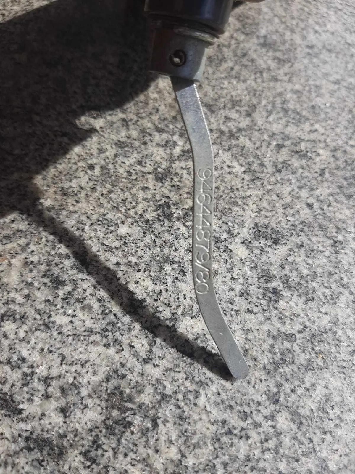 Maçaneta Externa Porta Ld Preta Gm Opala 85/92