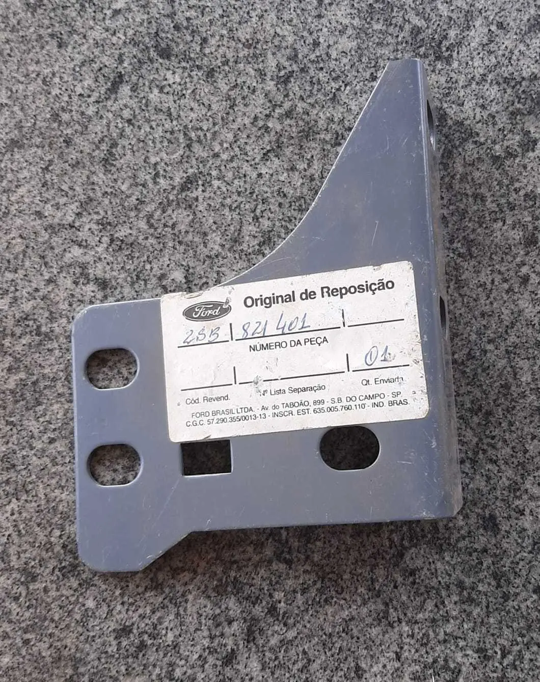 SUPORTE SUPERIOR LADO ESQUERDO QUADRO FRONTAL F-1000 96/98