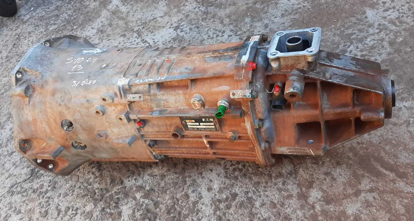 CAIXA CÂMBIO S-10 2.4 12/16 EATON FSO2105A 91000km