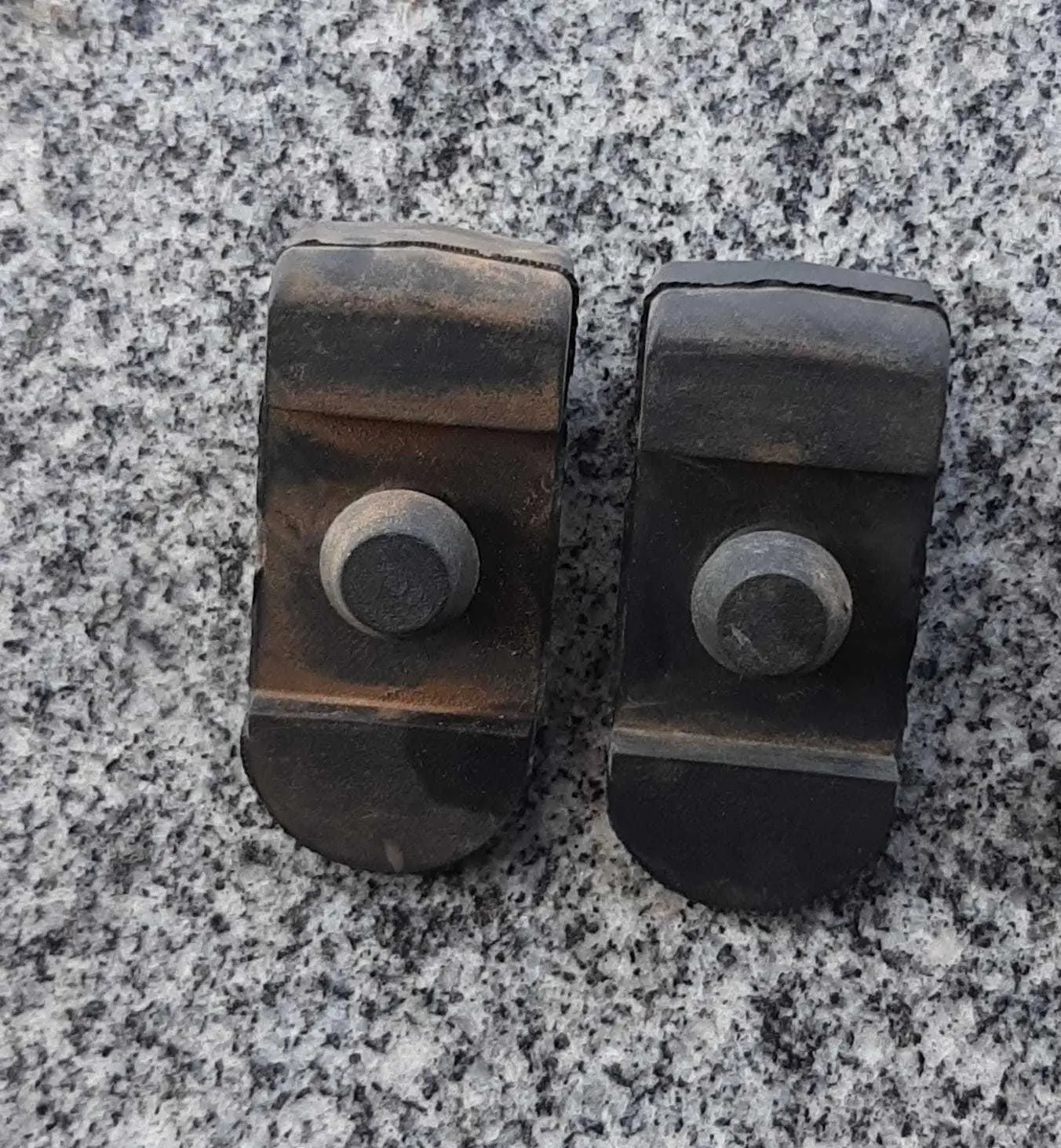 2 Coxim S-10 Batente Tampa Caçamba 12/16 Gm 97302185