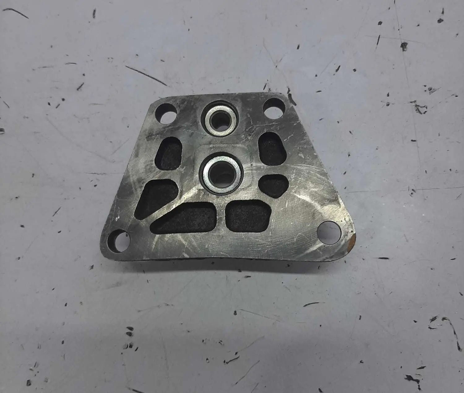 Suporte Canos Filtro Óleo motor Maxion